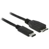 Image de Delock 83676 USB-kabel USB 3.2 Gen1 USB-C stekker, USB-micro-B 3.0 stekker 0.50 m Zwart