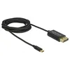 Image de DeLOCK Câble USB Type-C mâle vers fiche DisplayPort DisplayPort Mode 4K 60 Hz 2 m