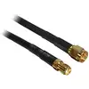 Image de Delock WiFi-antenne Verlengkabel [1x SMA-stekker - 1x SMA-bus] 10.00 m Zwart Vergulde steekcontacten