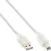 Image de InLine 34550T câble USB 10 m USB A USB B Transparent