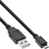 Image de InLine® Câble micro USB 2.0 mâle USB-A vers fiche micro B 0,5 m