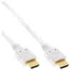 Image de InLine 24137 Câble HDMI, Blanc