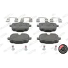 Image de 4 plaquettes de frein ferodo fdb4381