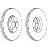 Image de FERODO Disques de frein pour VOLVO: XC 60, XC 90 (Ref: DDF1801C-1)