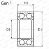 Image de Kit de roulement de roue moog vo-wb-11032