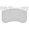 Image de FERODO Plaquettes de frein X4 pour MERCEDES-BENZ: Classe CLS, Classe CL, Classe E, Classe S, Classe SLC, Classe SLK (Ref: FDB4696)