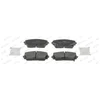 Image de 4 plaquettes de frein ferodo fdb4825