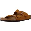 Image de Birkenstock Arizona SFB Cuir Suède, Sandales Bout Ouvert Mixte, Beige Mink Mink, 41 EU Étroit