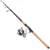 Image de DAM Impressa Tele Spinning Combo, Zoetwater hengel reel Snoekbaars Snoekbaars, Sterk Lichtgewicht Veelzijdig, Zwart, 2.10m Matig Snelle Hengel, 2500 Maat Reel