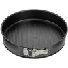 Image de Zenker Moule à charnière Ø 28 cm, moule à gâteau avec revêtement antiadhésif, moule à gâteau rond à fond plat (couleur : noir), quantité : 1 pièce