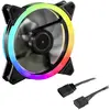 Image de Sharkoon Shark Blades PWM PC-ventilator Zwart (b x h x d) 120 x 25 x 120 mm