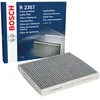 Image de Bosch R2357 - Filtre d'habitacle anti-odeurs au charbon actif - filtre à poussière et à pollen