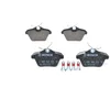 Image de Bosch Automotive BP265 Plaquettes de frein - Essieu arrière - certification ECE-R90-1 jeu de 4 plaquettes