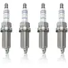 Image de BOSCH Jeu de 4 bougies d'allumage pour PEUGEOT: 207, 307, Partner, 107, 301, 206, 806, Expert, 406, 1007, 407, 607, 308, 807 (Ref: 0 242 229 923)