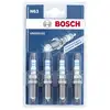 Image de BOSCH Jeu de 4 bougies d'allumage pour ALFA ROMEO: Spider, Giulietta, 159, 4C, Brera & RENAULT: Twingo, Mégane, Scénic, Clio (Ref: 0 242 140 806)