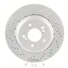 Image de BOSCH Disque de frein arrière gauche pour BMW: Série 7, X3, Série 6, Série 2, Série 5, Série 4, iX3, Série 3, Z4, X4, X5, X6 (Ref: 0 986 479 G14)