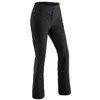 Image de Maier Sports Marie Pantalon de ski moulant pour femme en softshell imperméable, tissu extensible et taille réglable, sans PFC Technologie Stormprotec Noir Taille 36 (W28/L31)