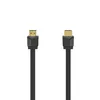 Image de Hama Câble HDMI 4K Plat Garantie 10ans (Cable HDMI High Speed avec Ethernet, Cordon HDMI 4k, 1.5m, mâle-mâle, Câble Ethernet HEC, Retour Audio, 18 Gbit/s, Résolution 4096x2160, Blindé, Plaqué Or) Noir