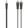 Image de Hama 00205110 Jackplug / Cinch Audio Aansluitkabel [2x Cinch-stekker - 1x Jackplug male 3,5 mm] 1.5 m Zwart