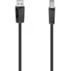 Image de Hama 00200602 USB-kabel USB 2.0 USB-A stekker, USB-B stekker 1.50 m Zwart Afgeschermd (dubbel)