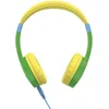 Image de Hama Casque stéréo Filaire pour Enfant avec limitation de décibels 85 DB - Câble Audio 120 cm - Prise Jack 3,5 mm - Jaune/Vert
