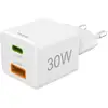 Image de Hama USB-oplader 30.00 W 1x USB-A, 1x USB-C USB PD Wit Binnen USB Power Delivery (USB-PD)