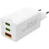 Image de Hama USB-oplader 65.00 W 1x USB-A, 2x USB-C USB PD Wit Binnen USB Power Delivery (USB-PD)