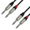 Image de Adam Hall Cables 4 STAR TPP 0150 - Câble Audio REAN 2 x Jack 6,35 mm mono vers 2 x Jack 6,35 mm mono 1,5 m
