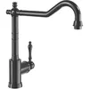 Image de Villeroy & Boch Avia 2.0 Robinet de cuisine haute pression avec cartouche en céramique et plage de pivotement à 360° Robinet d'évier économe en énergie Hauteur du bec 235 mm Anthracite