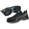 Image de PUMA Fuse Knit Black WNS Low 643930264000040 Lage veiligheidsschoenen ESD S1P Schoenmaat (EU): 40 Zwart, Groen 1 paar