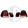 Image de in.pro. 1214898 Feux arrière LED HD BMW E46 année de construction : 01-05, 4 portes, 4 pièces, verre transparent, rouge/noir