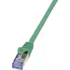 Image de LogiLink CQ3055S RJ45 Netwerkkabel, patchkabel CAT 6A S/FTP 2.00 m Groen Vlambestendig, Snagless 1 stuk(s)