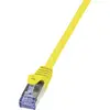 Image de LogiLink CQ3077S RJ45 Netwerkkabel, patchkabel CAT 6A S/FTP 5.00 m Geel Vlambestendig, Snagless 1 stuk(s)