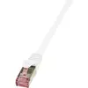 Image de LogiLink CQ2081S RJ45 Netwerkkabel, patchkabel CAT 6 S/FTP 7.50 m Wit Vlambestendig, Snagless 1 stuk(s)