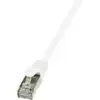 Image de LogiLink CP2031S RJ45 Netwerkkabel, patchkabel CAT 6 F/UTP 1.00 m Wit Snagless 1 stuk(s)