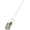 Image de LogiLink CP2051S RJ45 Netwerkkabel, patchkabel CAT 6 F/UTP 2.00 m Wit Snagless 1 stuk(s)