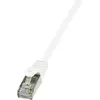 Image de LogiLink CP2061S RJ45 Netwerkkabel, patchkabel CAT 6 F/UTP 3.00 m Wit Snagless 1 stuk(s)