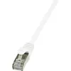 Image de LogiLink CP2091S RJ45 Netwerkkabel, patchkabel CAT 6 F/UTP 10.00 m Wit Snagless 1 stuk(s)