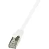 Image de LogiLink CP2101S RJ45 Netwerkkabel, patchkabel CAT 6 F/UTP 15.00 m Wit Snagless 1 stuk(s)