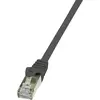 Image de LogiLink CP2053S RJ45 Netwerkkabel, patchkabel CAT 6 F/UTP 2.00 m Zwart Snagless 1 stuk(s)