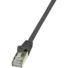 Image de LogiLink CP2063S RJ45 Netwerkkabel, patchkabel CAT 6 F/UTP 3.00 m Zwart Snagless 1 stuk(s)