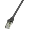 Image de LogiLink CP2083S RJ45 Netwerkkabel, patchkabel CAT 6 F/UTP 7.50 m Zwart Snagless 1 stuk(s)