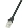 Image de LogiLink CP2073U RJ45 Netwerkkabel, patchkabel CAT 6 U/UTP 5.00 m Zwart Snagless 1 stuk(s)