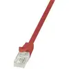 Image de LogiLink CP2014U RJ45 Netwerkkabel, patchkabel CAT 6 U/UTP 0.25 m Rood Snagless 1 stuk(s)
