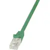 Image de LogiLink CP2015U RJ45 Netwerkkabel, patchkabel CAT 6 U/UTP 0.25 m Groen Snagless 1 stuk(s)