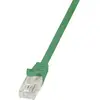 Image de LogiLink CP2025U RJ45 Netwerkkabel, patchkabel CAT 6 U/UTP 0.50 m Groen Snagless 1 stuk(s)