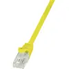Image de LogiLink CP2027U RJ45 Netwerkkabel, patchkabel CAT 6 U/UTP 0.50 m Geel Snagless 1 stuk(s)