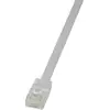 Image de LogiLink CF2051U RJ45 Netwerkkabel, patchkabel CAT 6 U/UTP 2.00 m Wit Zeer flexibel 1 stuk(s)