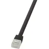 Image de LogiLink CF2073U RJ45 Netwerkkabel, patchkabel CAT 6 U/UTP 5.00 m Zwart Zeer flexibel 1 stuk(s)