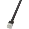 Image de LogiLink CF2093U RJ45 Netwerkkabel, patchkabel CAT 6 U/UTP 10.00 m Zwart Zeer flexibel 1 stuk(s)